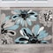 World Rug Gallery Modern Flowers Design Area Rug 2' x 3' Blue 374BLUE2X3 - alternate 1
